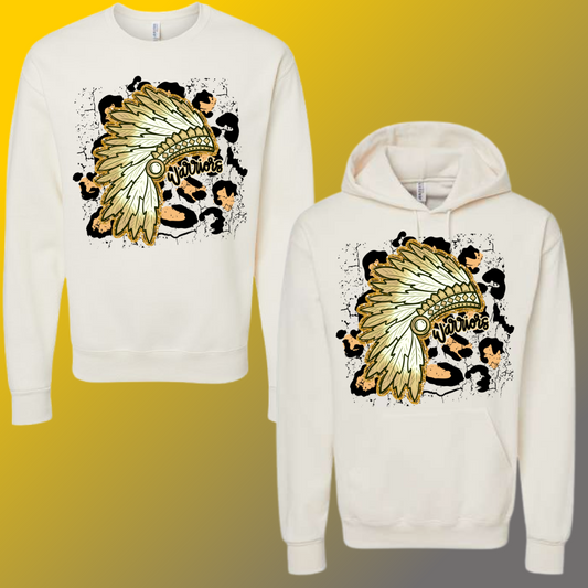 Western Warriors  - Leopard Mascot Basic Sweatshirt (Adult Sizes)