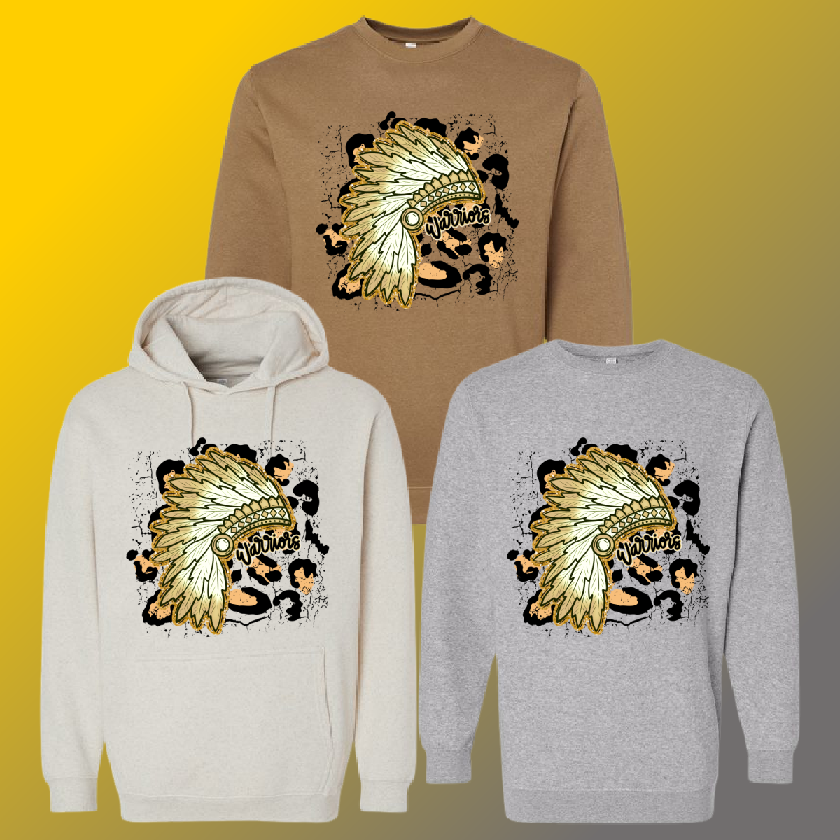 Western Warriors  - Leopard Mascot Premium Sweatshirt (Adult Sizes)