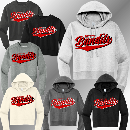 Bay City Bandits - Swoosh Cropped Sweatshirt (Adult)