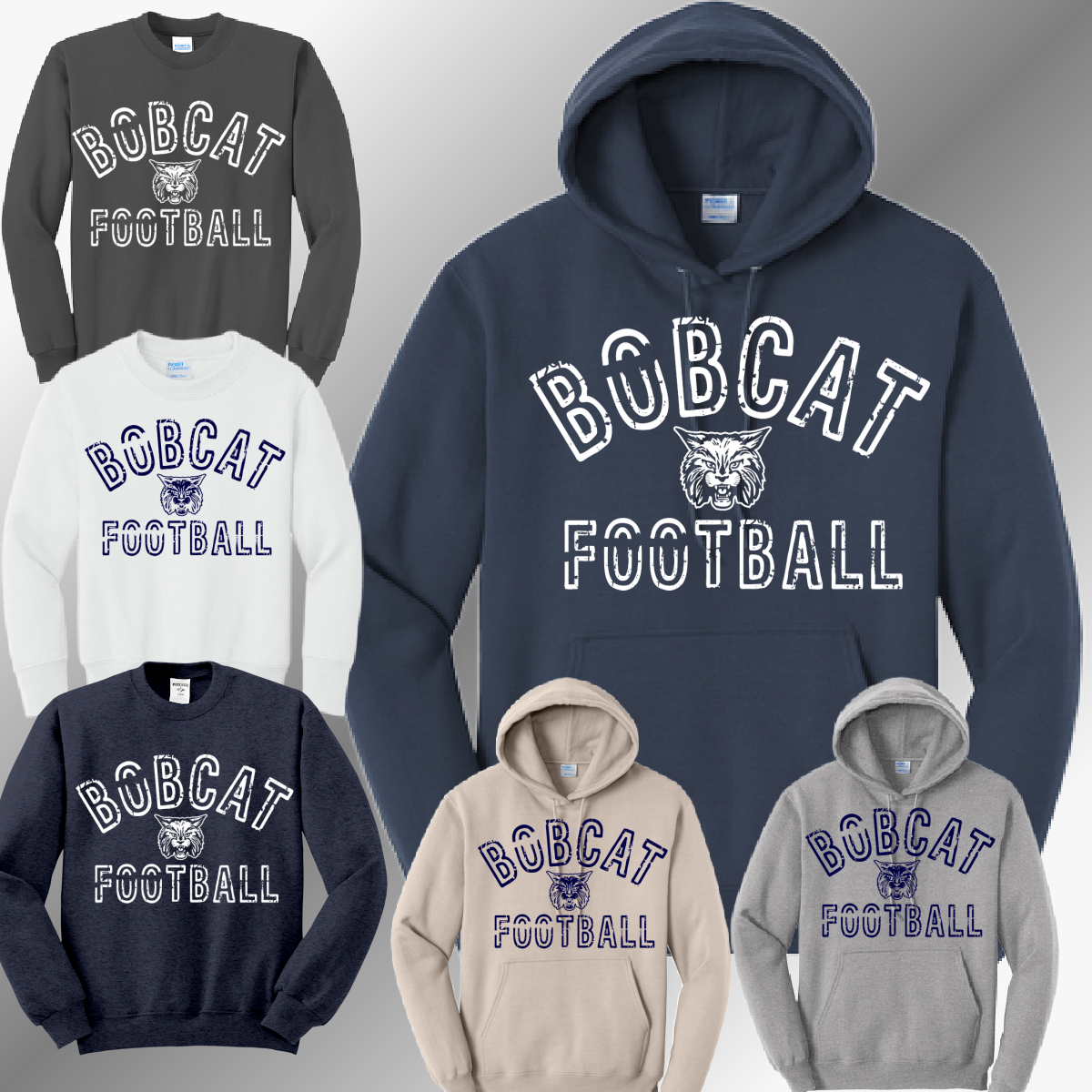 Bobcat Football - Basic Sweatshirt (Youth & Adult)
