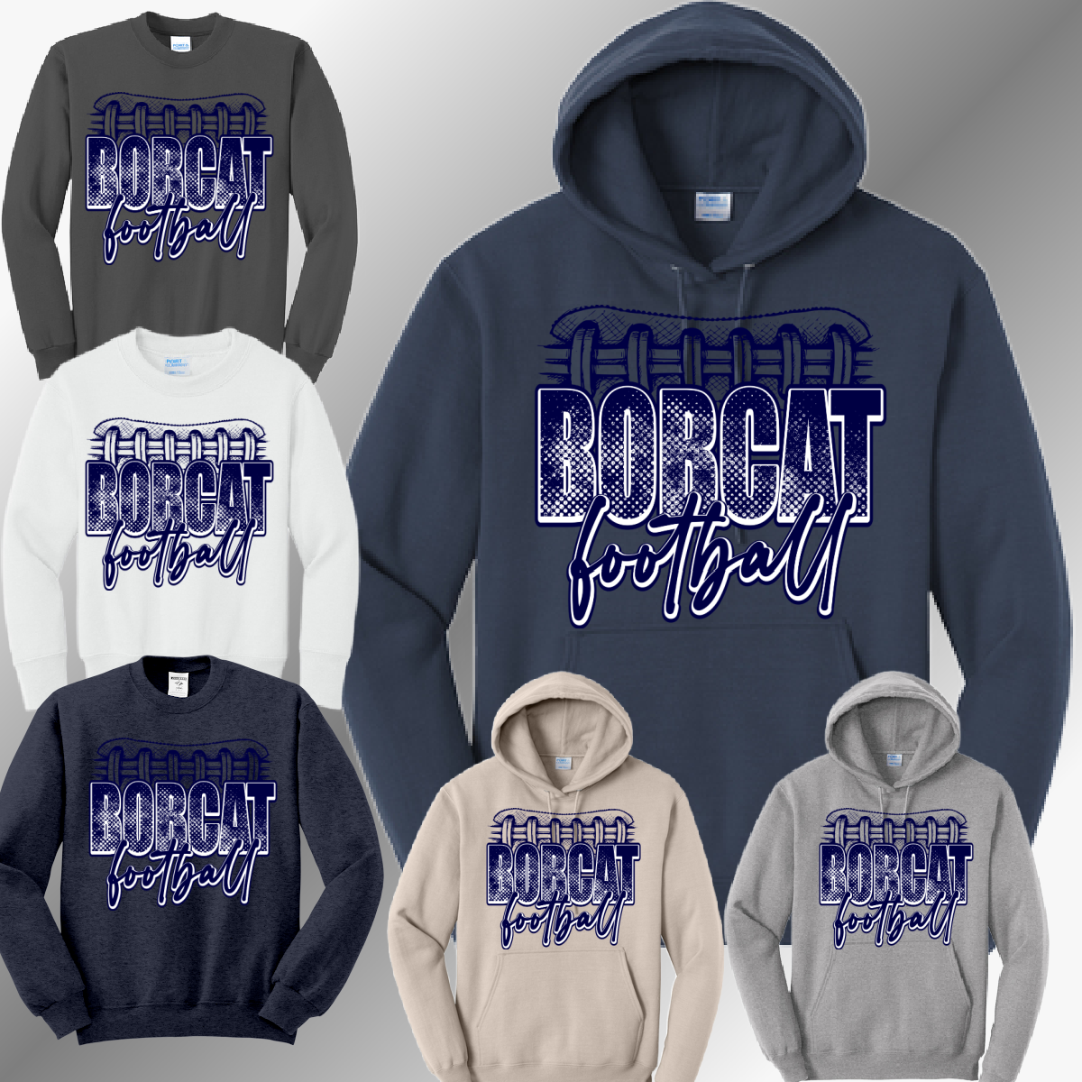 Bobcat Football - Basic Sweatshirt (Youth & Adult)