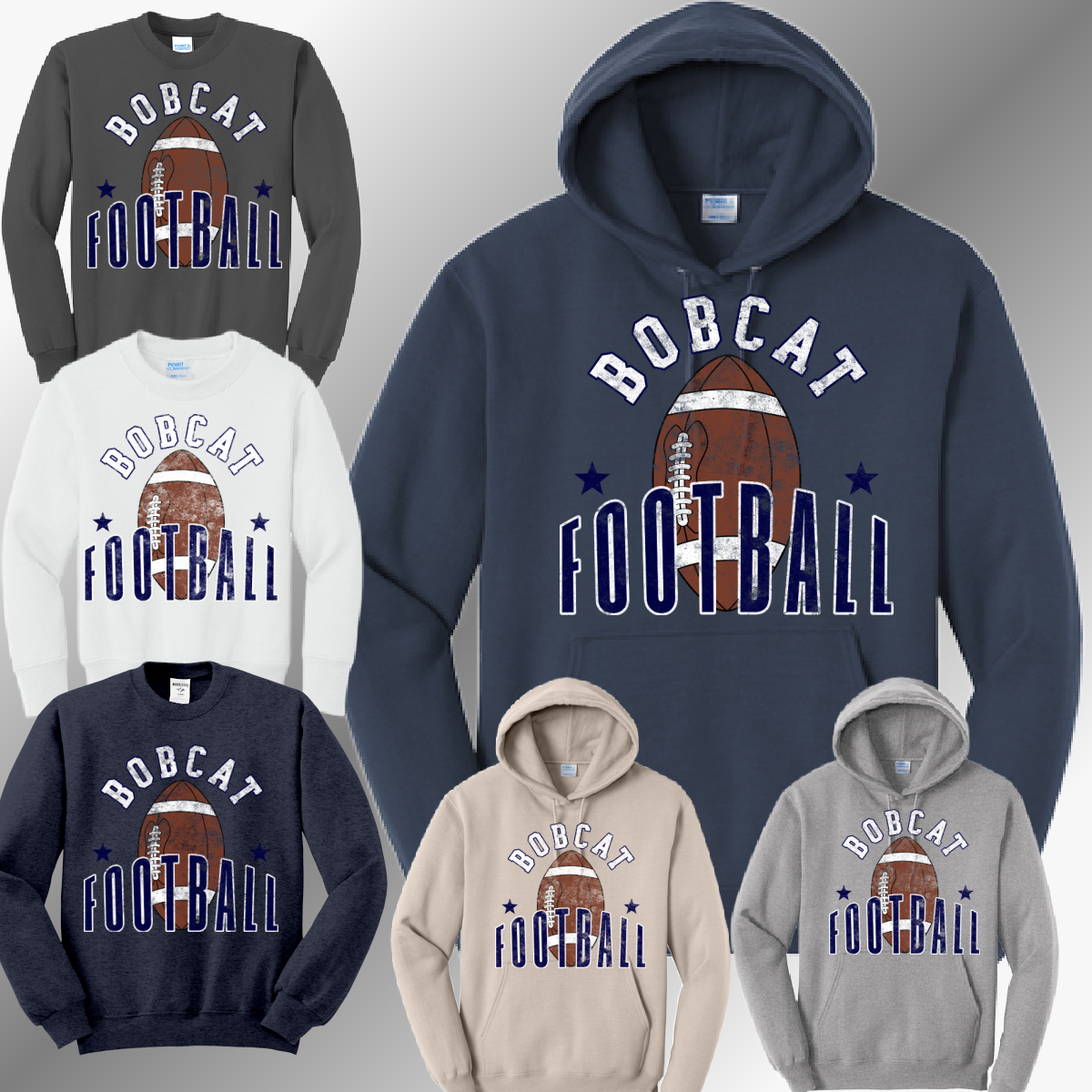 Bobcat Football - Basic Sweatshirt (Youth & Adult)