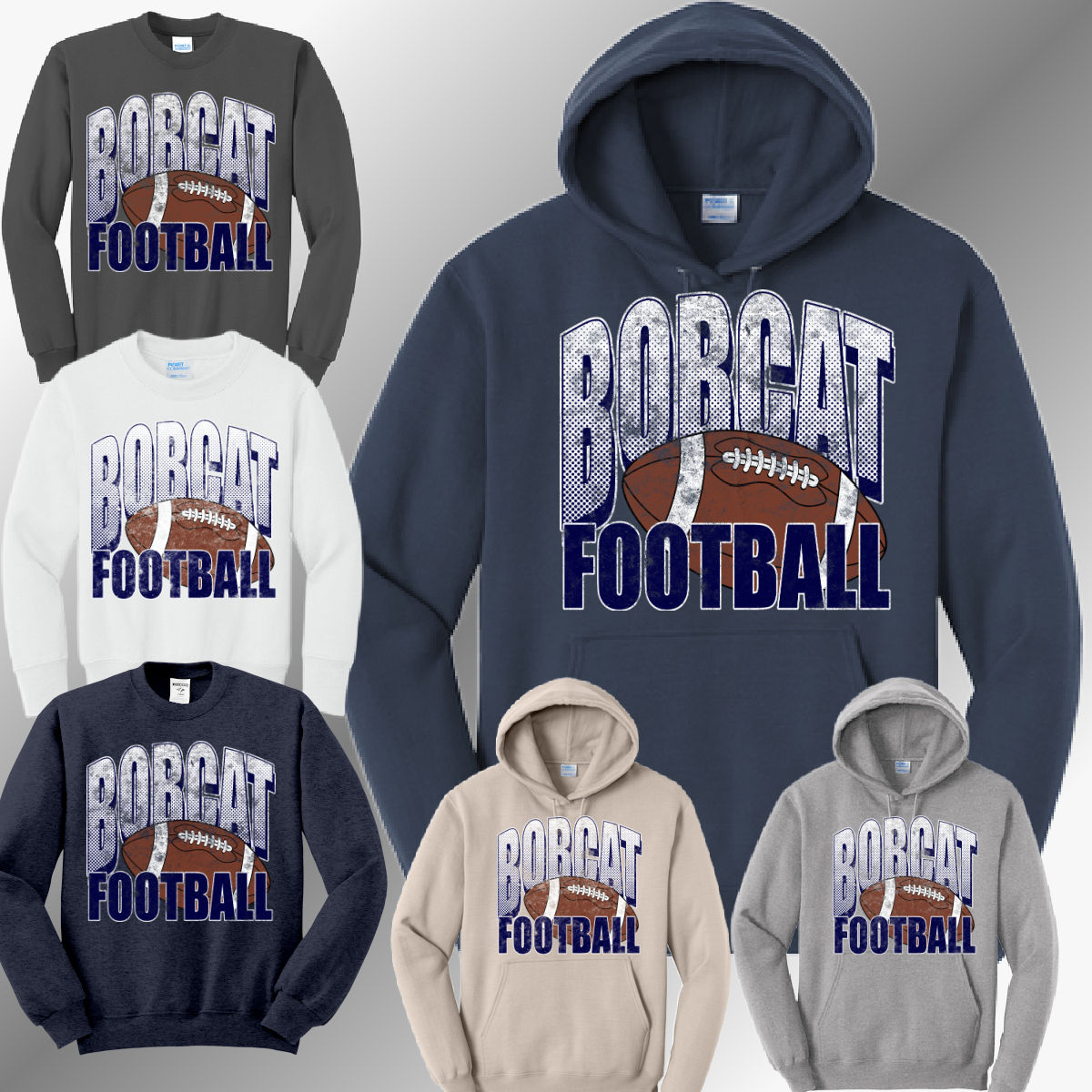 Bobcat Football - Basic Sweatshirt (Youth & Adult)