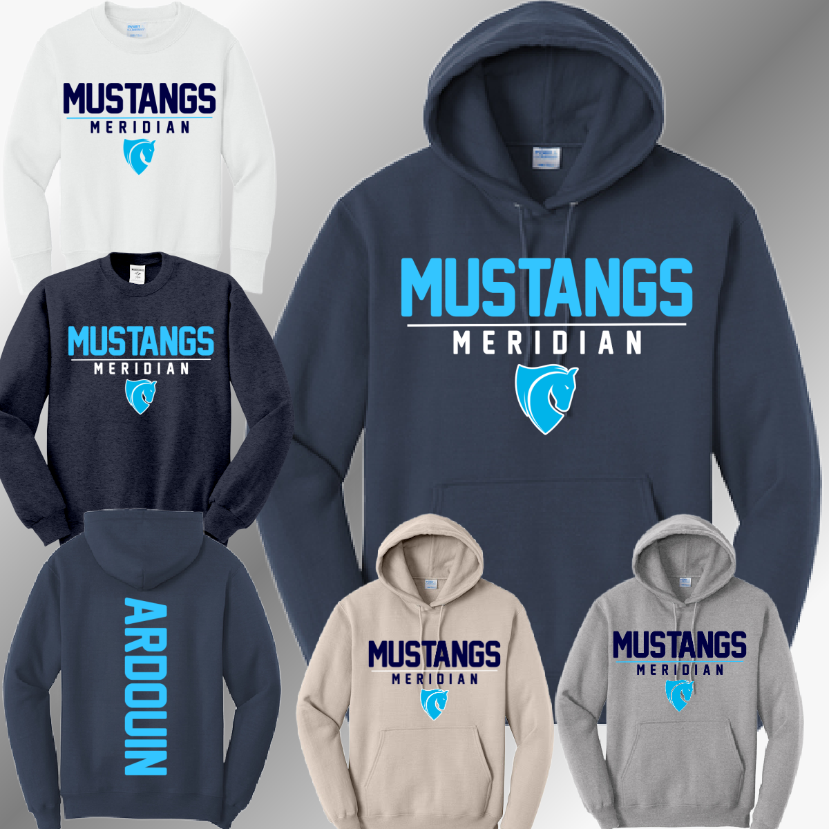 Meridian Mustangs - Basic Sweatshirt (Youth & Adult)