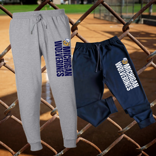 Wolverines - Distressed Wording Joggers (Youth)