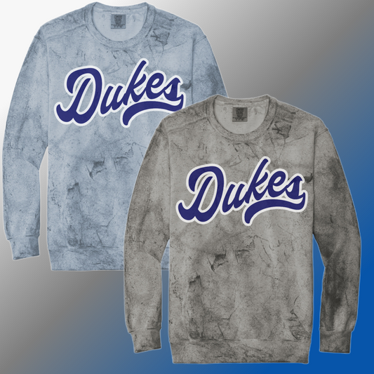 Garber Dukes - Cursive Color Blast Crewneck (Adult)
