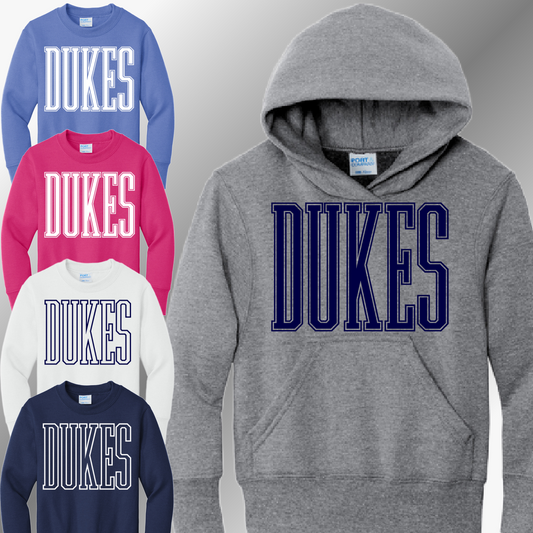 Garber Dukes - Simple Tall Font Sweatshirt (Youth)