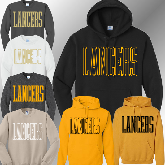 Bullock Creek Lancers - Tall Font Basic Sweatshirt (Adult)