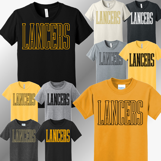 Bullock Creek Lancers - Tall Font Tee (Youth)
