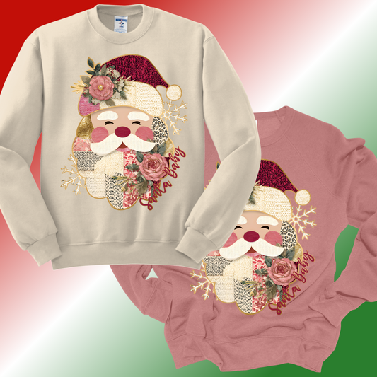 Patchwork Santa Baby (Adult)