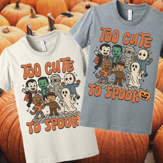 Vintage Too Cute To Spook Tee (Youth)