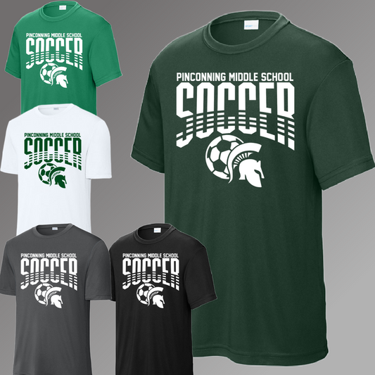 Pinconning Spartans - Middle School Soccer Performance Tee (Youth)