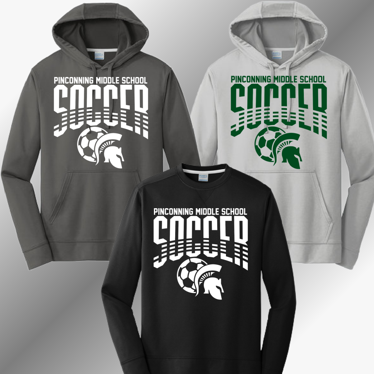 Pinconning Spartans - Middle School Soccer Performance Sweatshirt (Adult)
