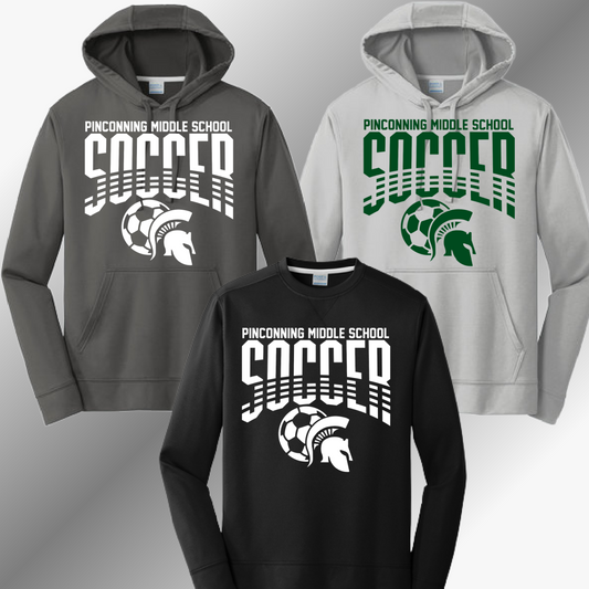 Pinconning Spartans - Middle School Soccer Performance Sweatshirt (Adult)