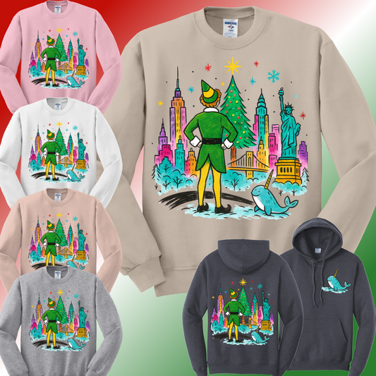 Elf NYC Scene Sweatshirt (Adult)