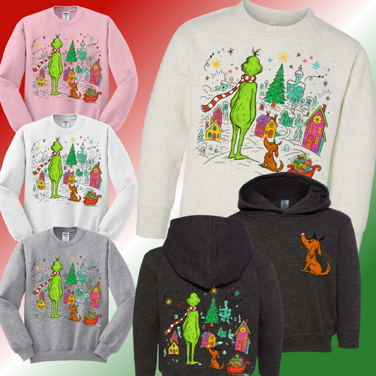 Who Ville Scene Sweatshirt (Youth)