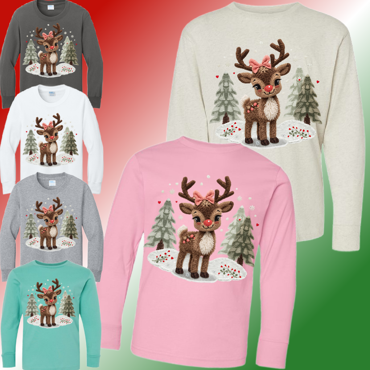 Cute Reindeer Tee (Youth)