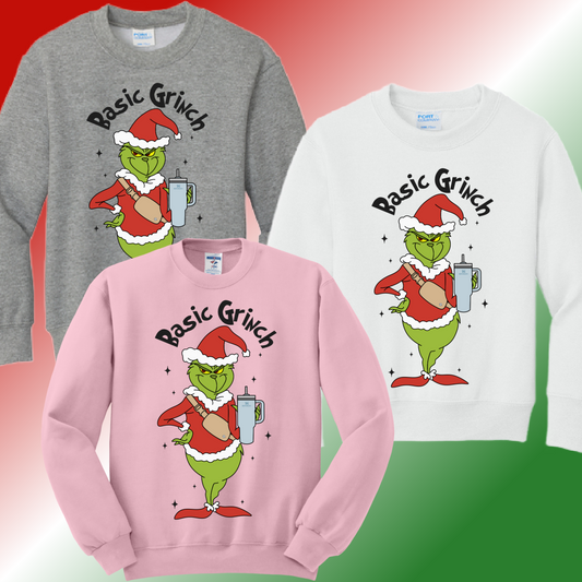 Basic Gr!nch Crewneck Sweatshirt (Adult)