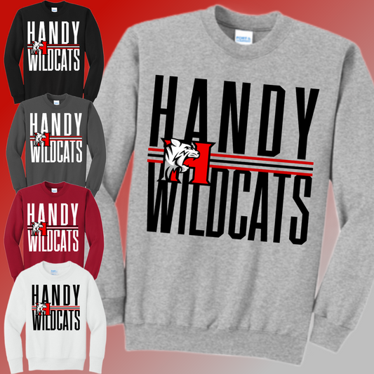 Handy Wildcats - School Name Basic Sweatshirt (Adult)