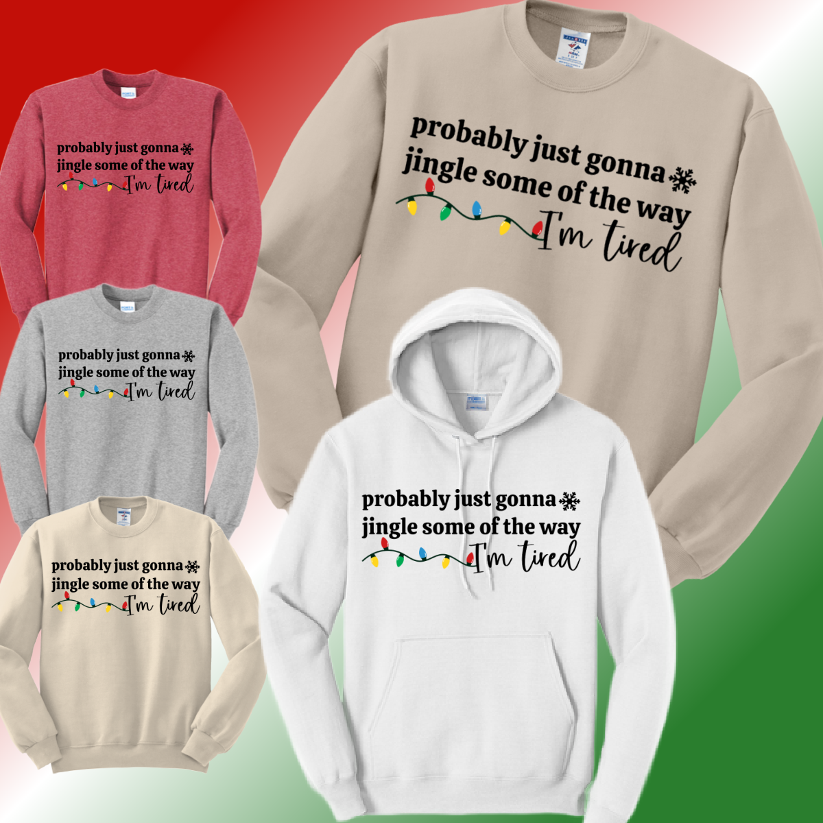 Jingle Some Of The Way Basic Sweatshirt (Adult)