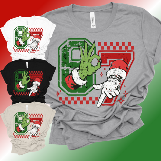 6 7 Christmas - Bella Canvas Tee (Adult)