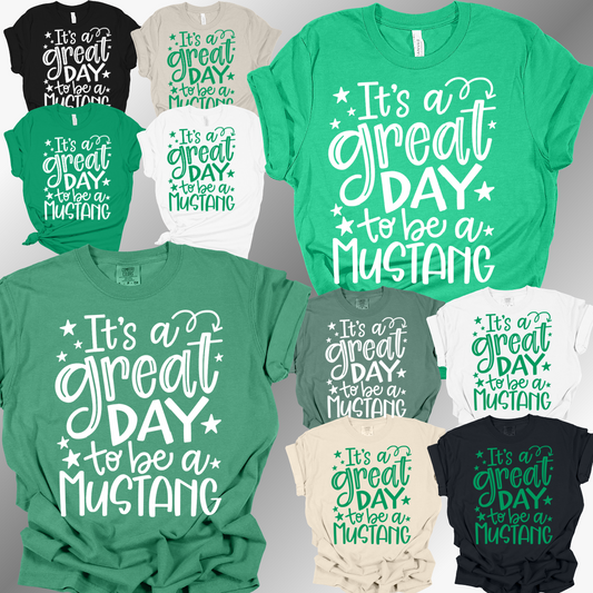 MacGregor Mustangs - It's A Great Day Tee (Adult)