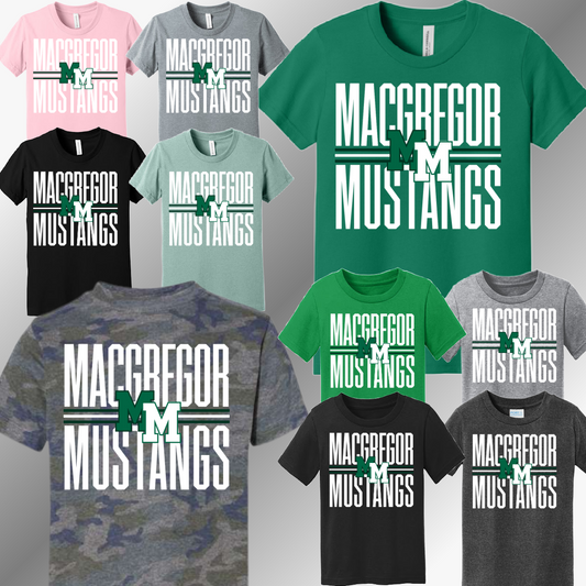 MacGregor Mustangs - School Name Tee (Youth)