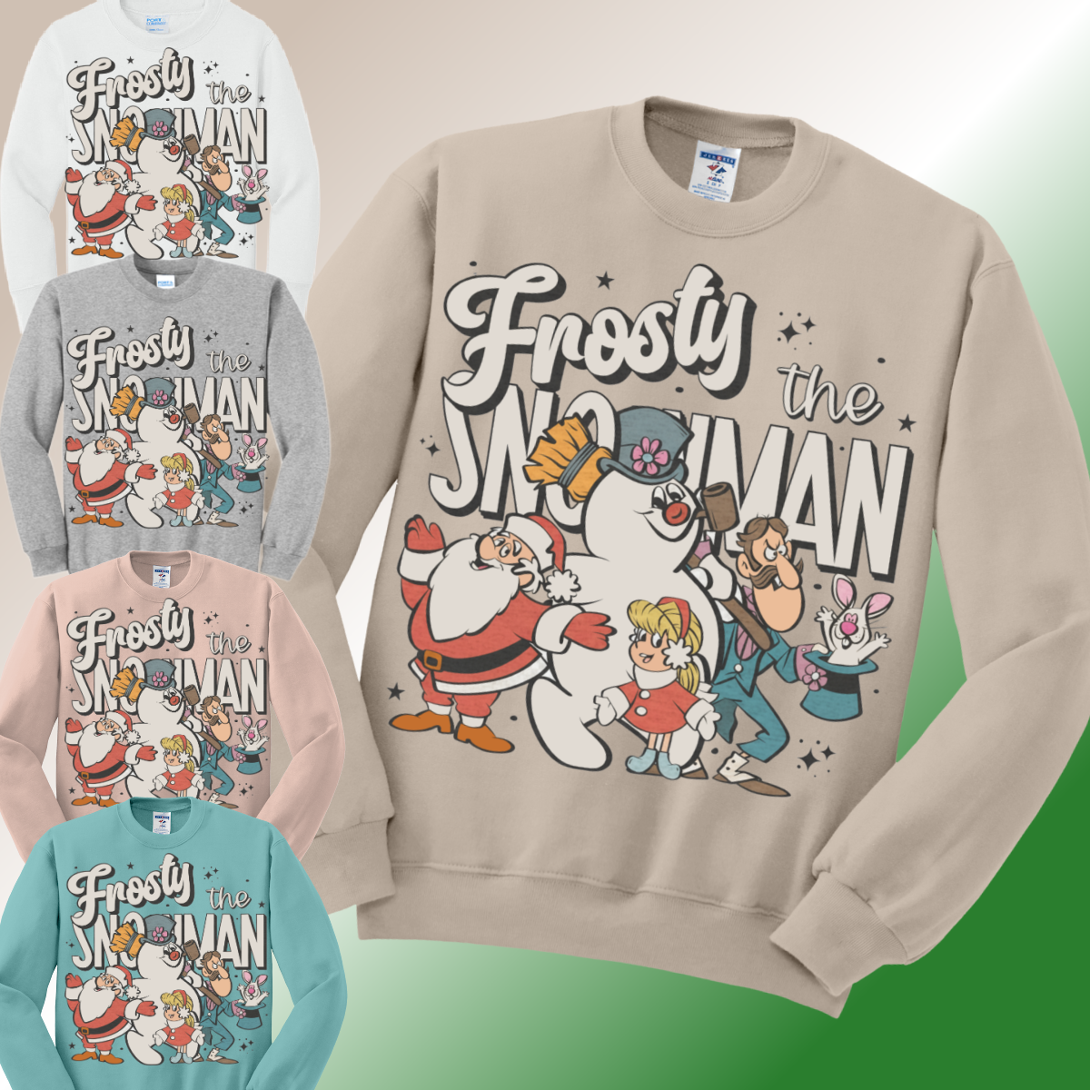 Vintage Frosty The Snowman Basic Sweatshirt (Adult)