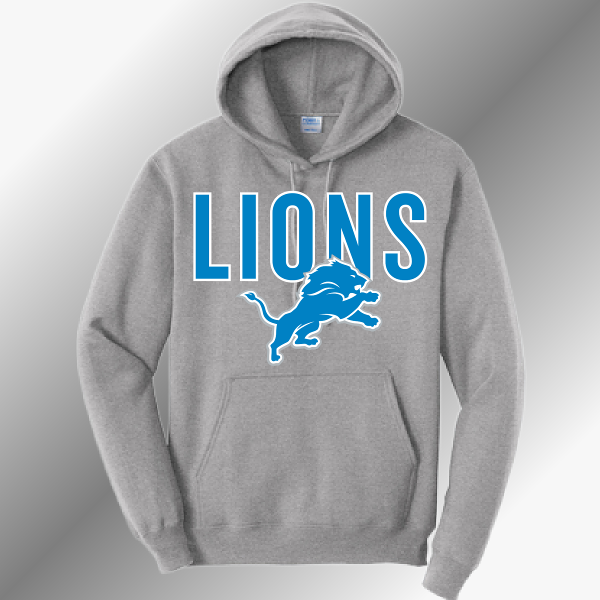 Detroit Football READY TO SHIP - Oversized Logo Hoodie