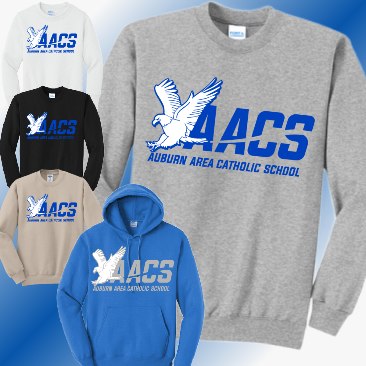 AACS Eagles - School Logo Basic Sweatshirt (Youth & Adult)