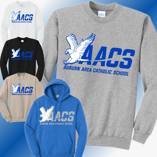 AACS Eagles - School Logo Basic Sweatshirt (Youth & Adult)