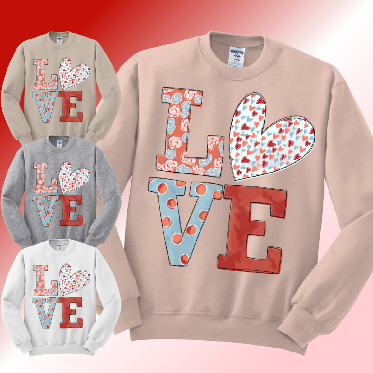 LOVE - Basic Sweatshirt (Adult)