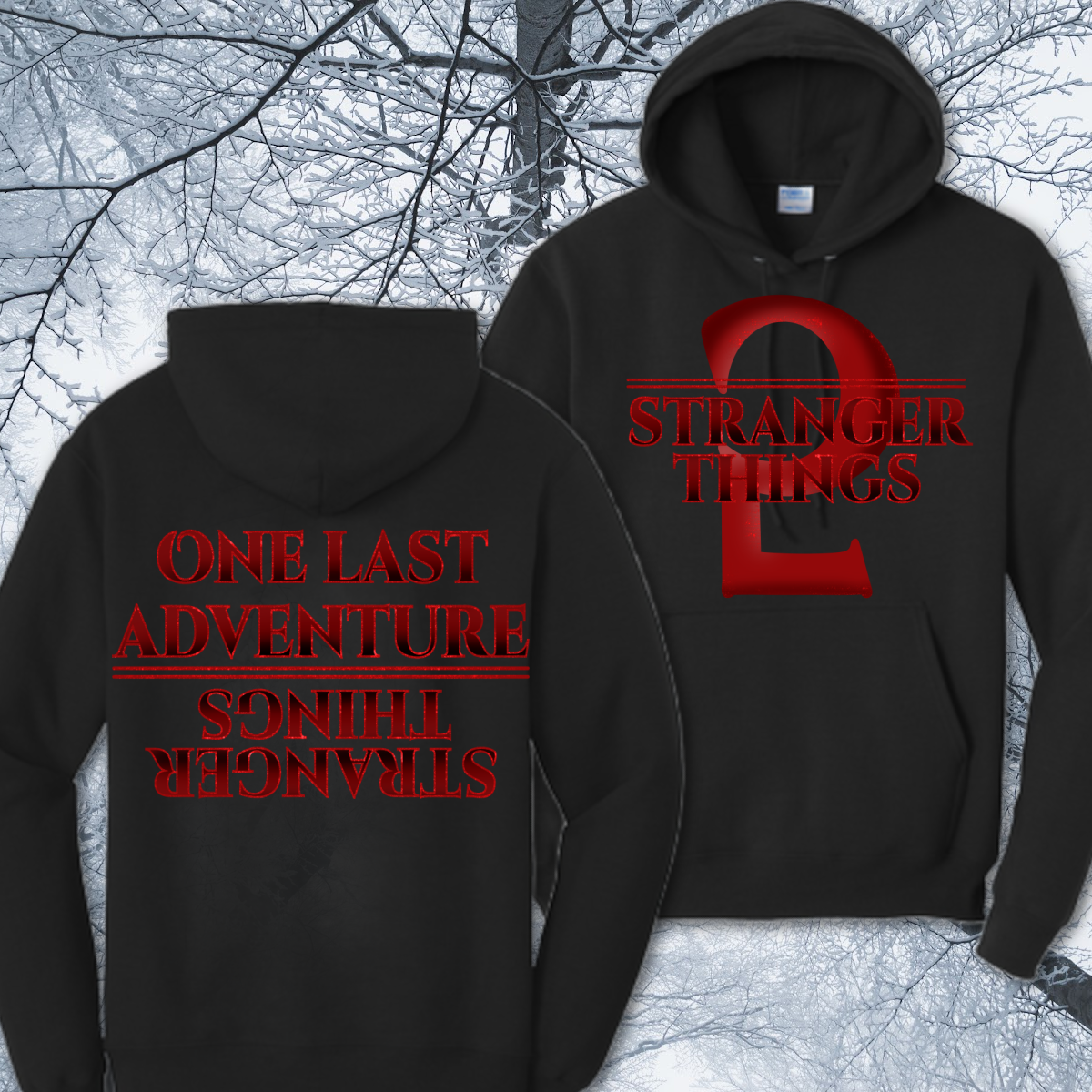 ST5 One Last Adventure Upside Down - Basic Sweatshirt