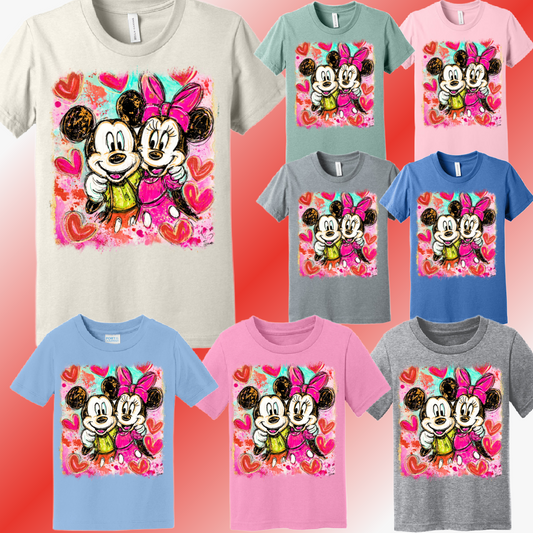 Valentines Day - Mouse Love Tee (Youth)