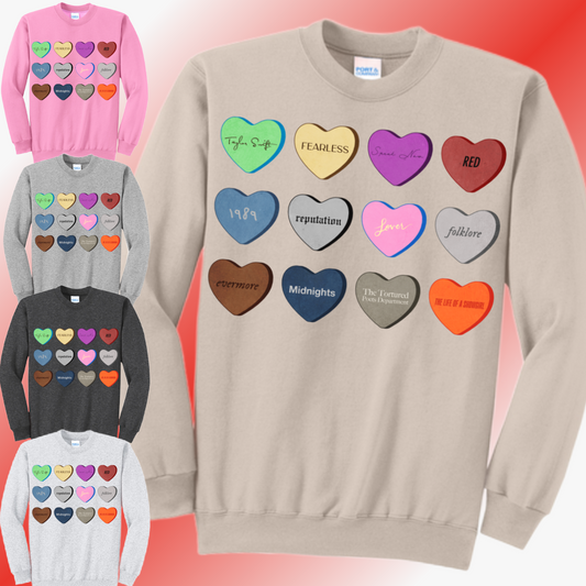 Valentines Eras - Basic Sweatshirt (Adult)