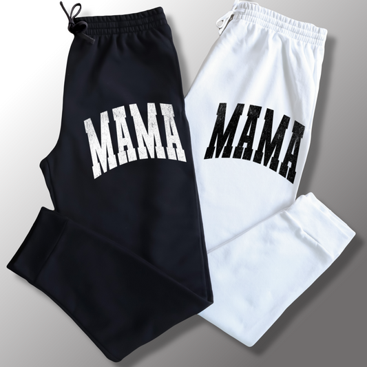 Mama/Distressed Font - Joggers (Adult)