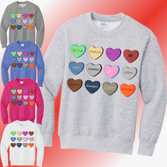 Valentines Eras - Basic Sweatshirt (Youth)