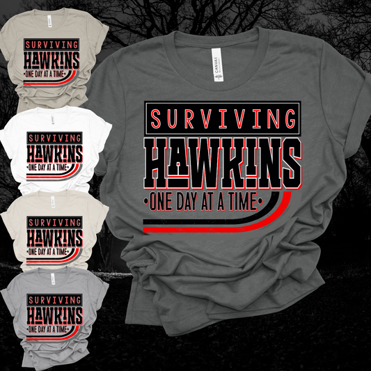 ST5 Surviving Hawkins - Bella Canvas Tee (Adult)