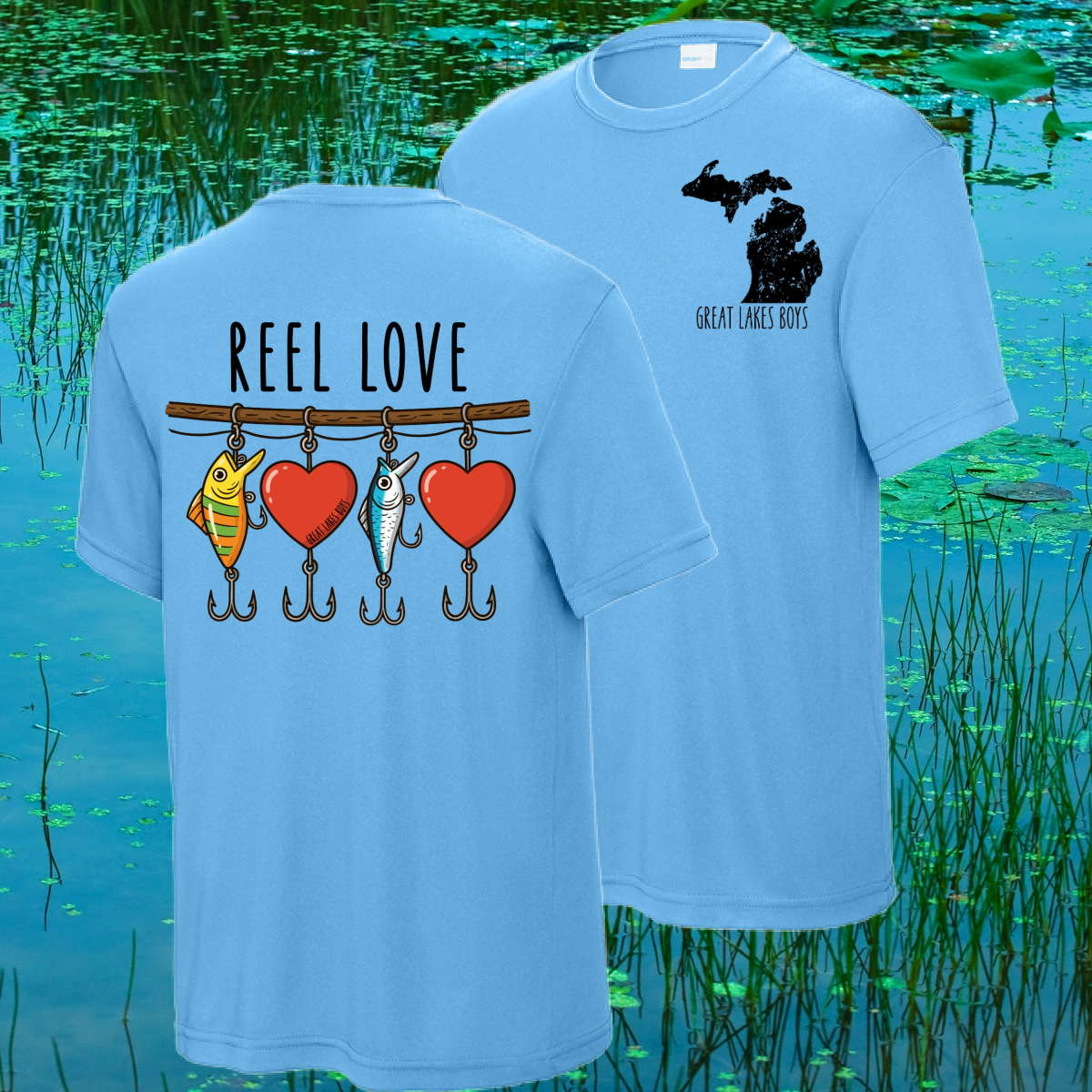 Great Lakes Boys - Reel Love Valentine Performance Tee (Youth & Adult)