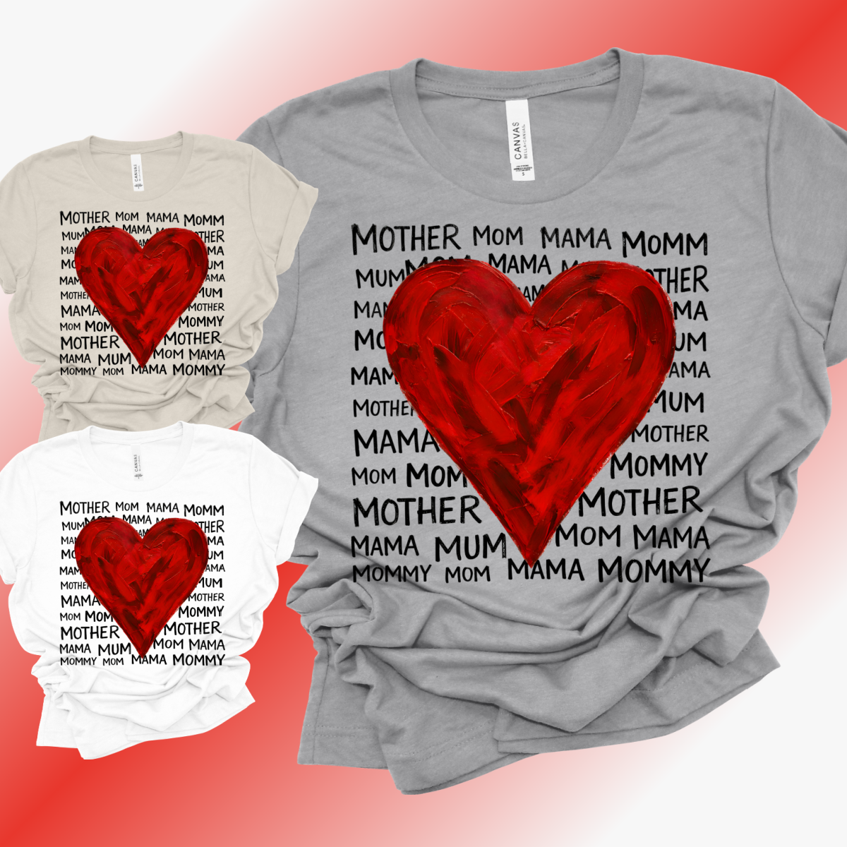 Valentines Day - Mama Bella Canvas Tee (Adult)