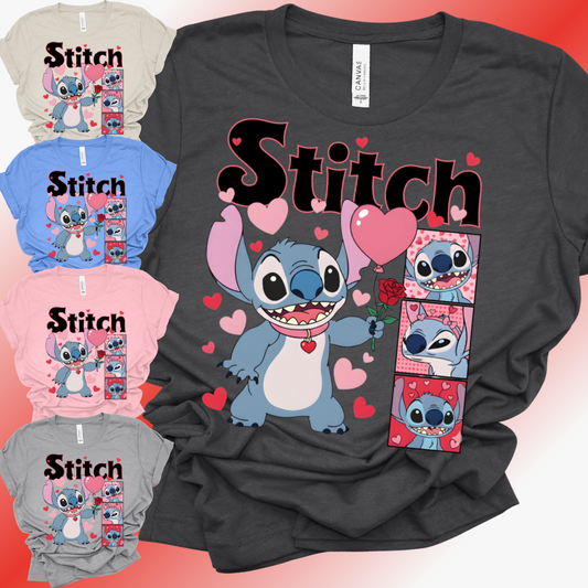 Valentines Day - St!tch Bella Canvas Tee (Adult)