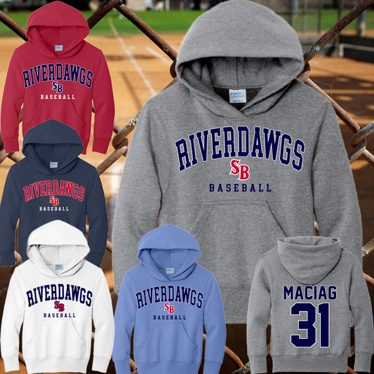 Saginaw Bay Riverdawgs - Curved Basic Sweatshirt (Youth)