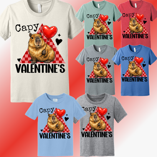 Valentines Day - Capybara Tee (Youth)