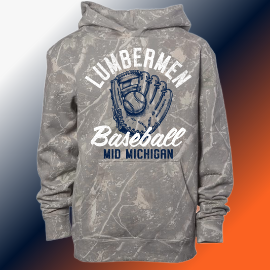 Mid Michigan Lumbermen - Sketch Glove Deadwood Camouflage Hoodie (Youth & Adult)