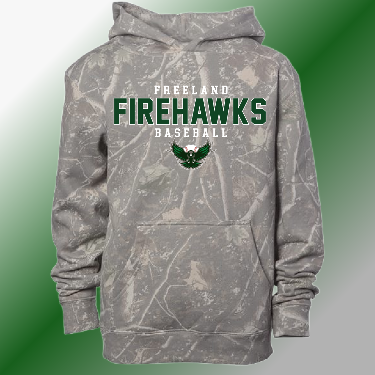 Freeland Firehawks - Deadwood Camouflage Hoodie (Youth & Adult)