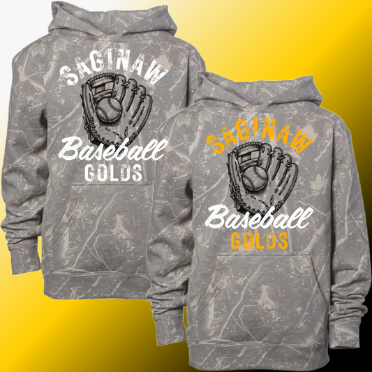Saginaw Golds - Sketch Glove Deadwood Camouflage Hoodie (Youth & Adult)