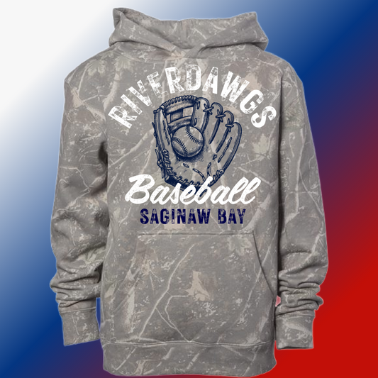 Saginaw Bay Riverdawgs - Sketch Glove Deadwood Camouflage Hoodie (Youth & Adult)