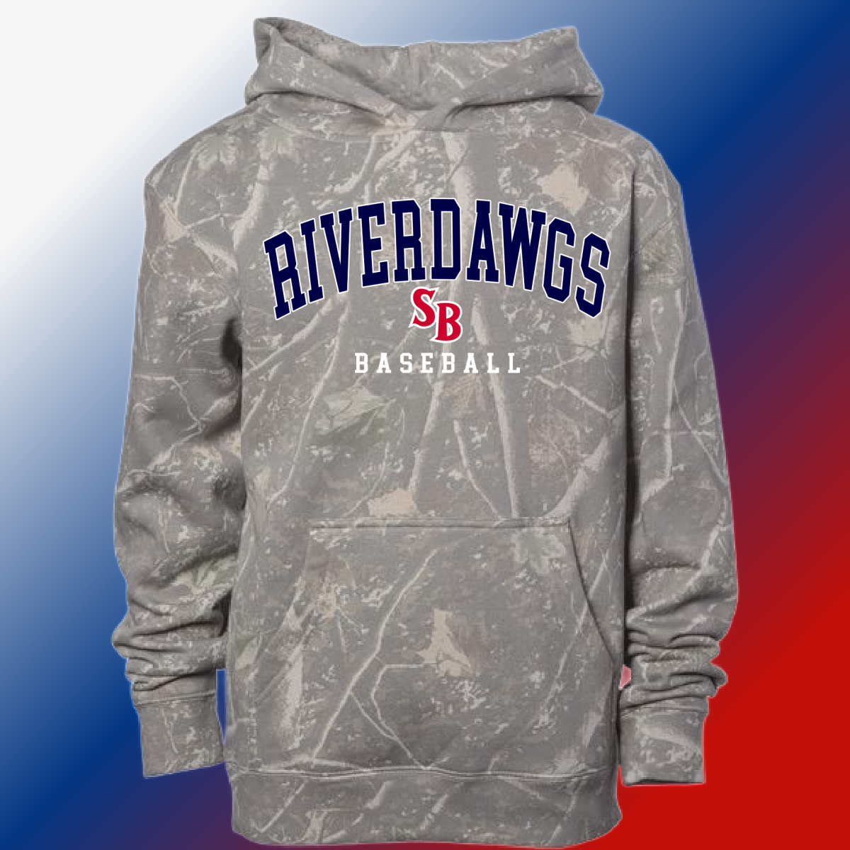 Saginaw Bay Riverdawgs - Curved Deadwood Camouflage Hoodie (Youth & Adult)