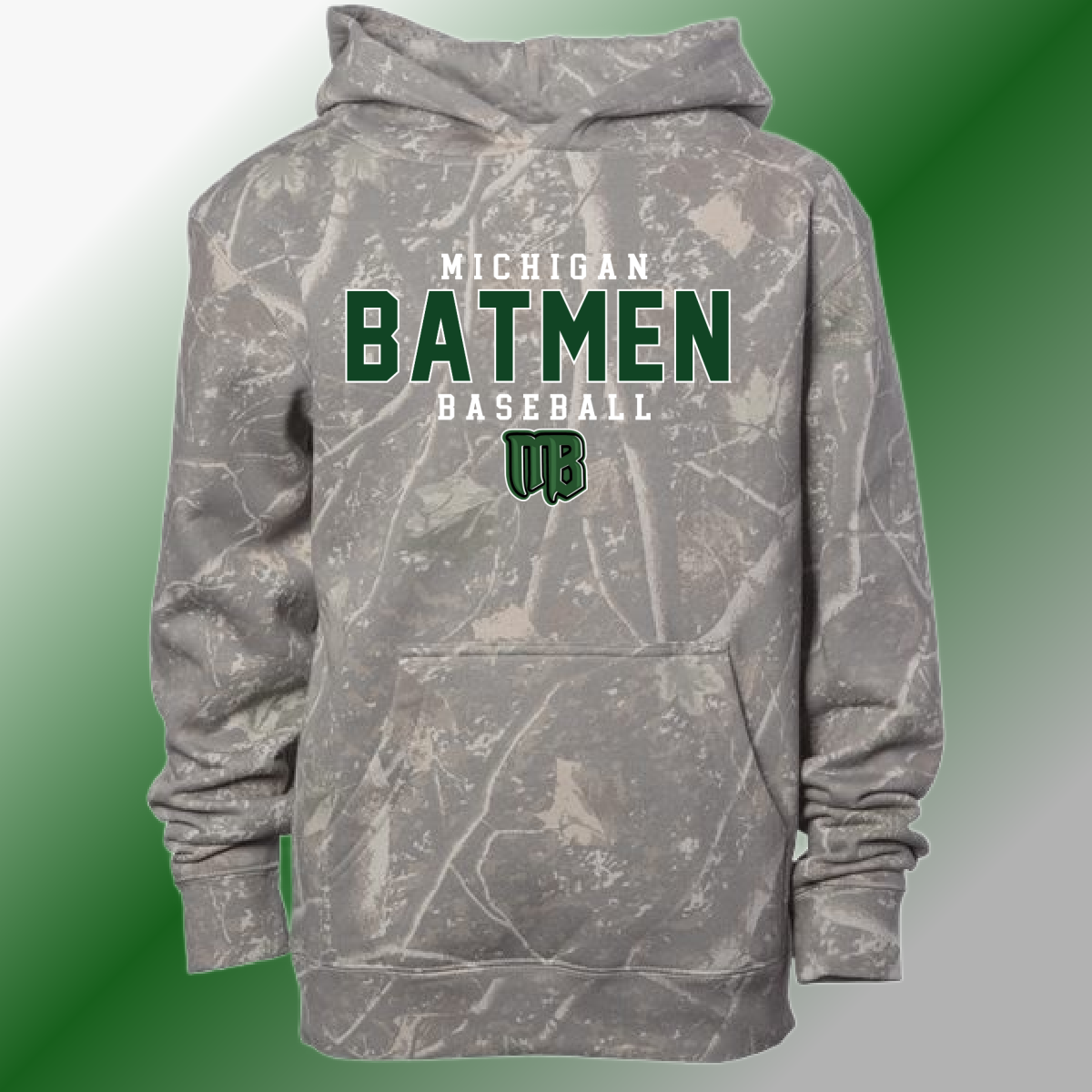 Michigan Batmen - Deadwood Camouflage Hoodie (Youth & Adult)