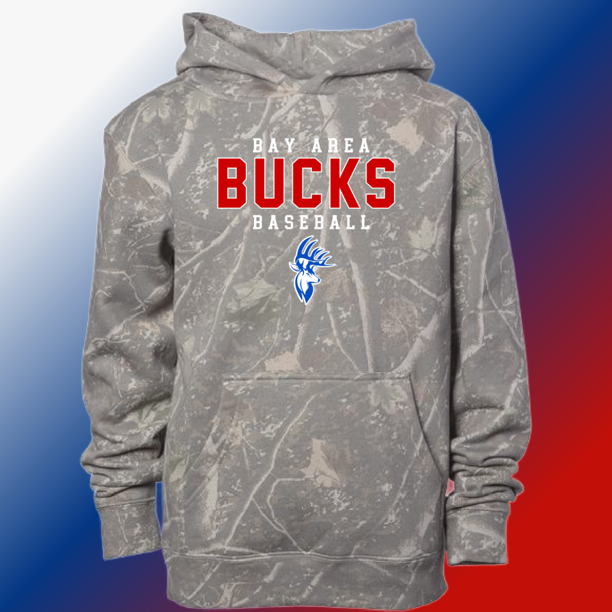 Bay Area Bucks - Deadwood Camouflage Hoodie (Youth & Adult)